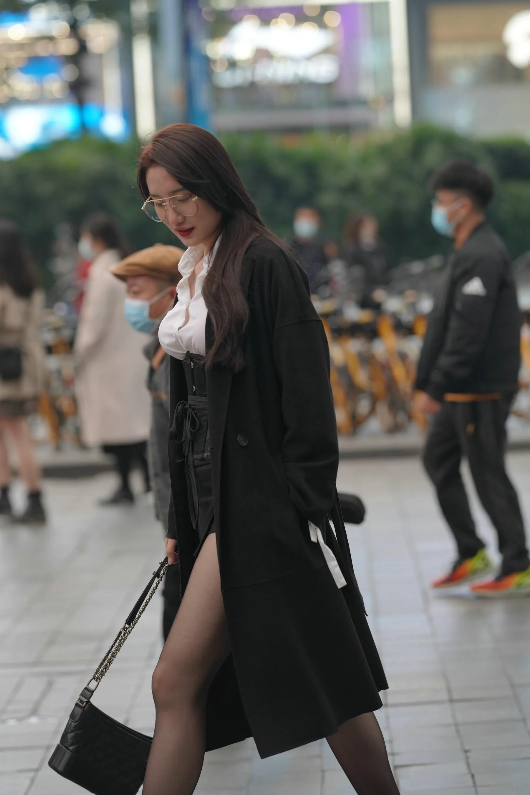 魔镜街拍 NO.160 黑丝大长腿 [203P]插图4
